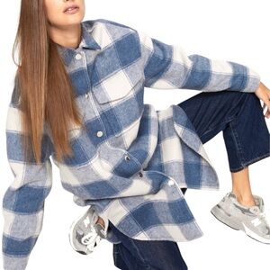 RAILS EUC Jaro Wool-blend Shacket Size XL